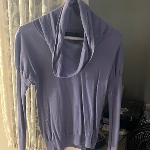 Purple cowl neck top, great used condition